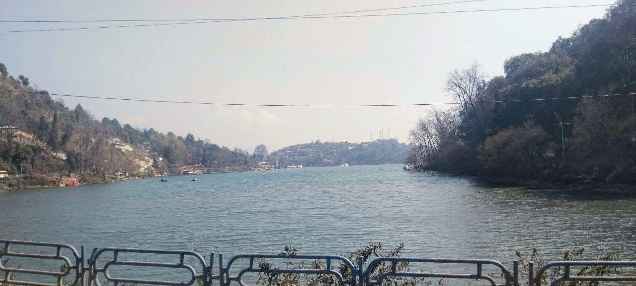 Bhimtal Lake near Nainital