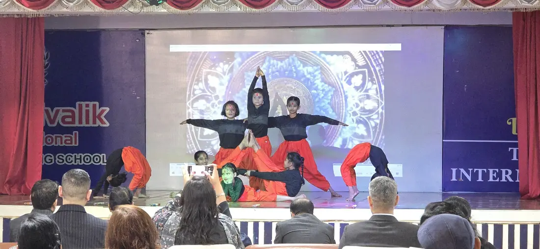 School performance shown on The Shivalik International School website