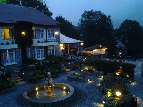 View from The Naini Retreat balcony, 2012